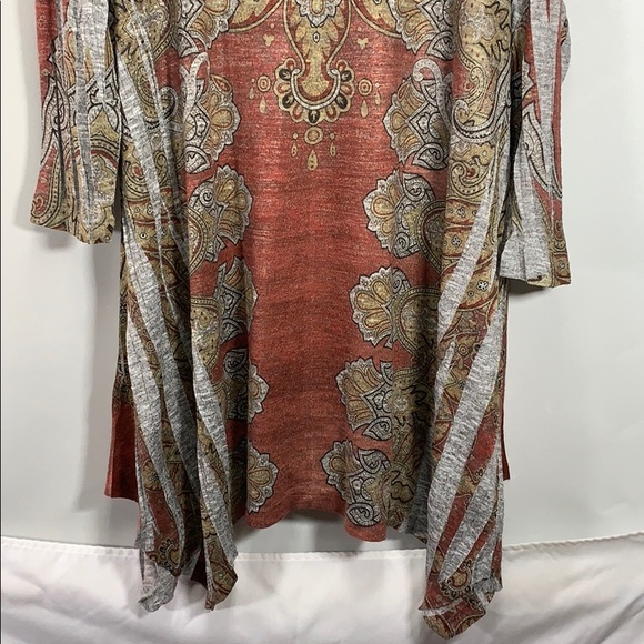 Studio Gem Q Women’s Plus Size 2XL Pullover 3/4 Sleeve Long Tunic Top Shirt - Picture 7 of 9